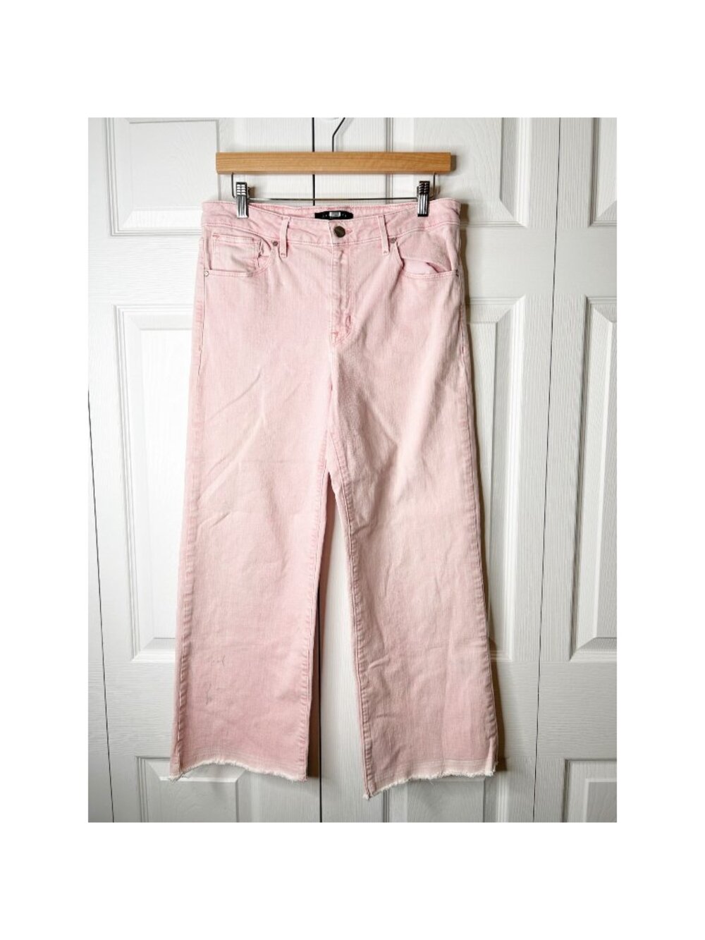 Sanctuary Robbie Pink Cotton Blend Denim Cropped Jeans Women's Size 29
